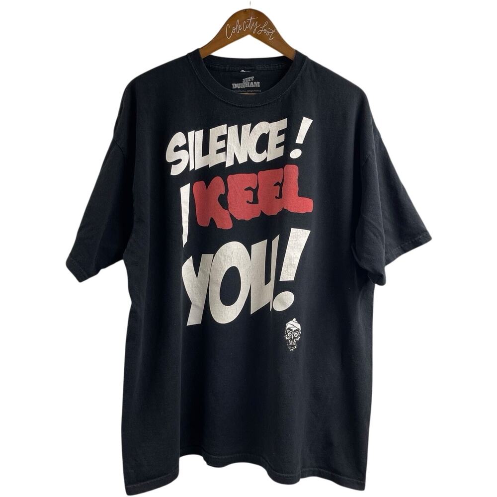 Jeff Dunham Achmed Puppet T Shirt Silence! I KEEL you! XXL Comedy Comedian